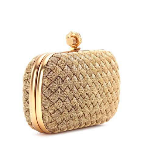 gold metal trim box clutch|Women’s Clutches .